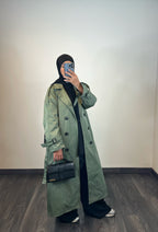 Manteau trench, couleur kaki